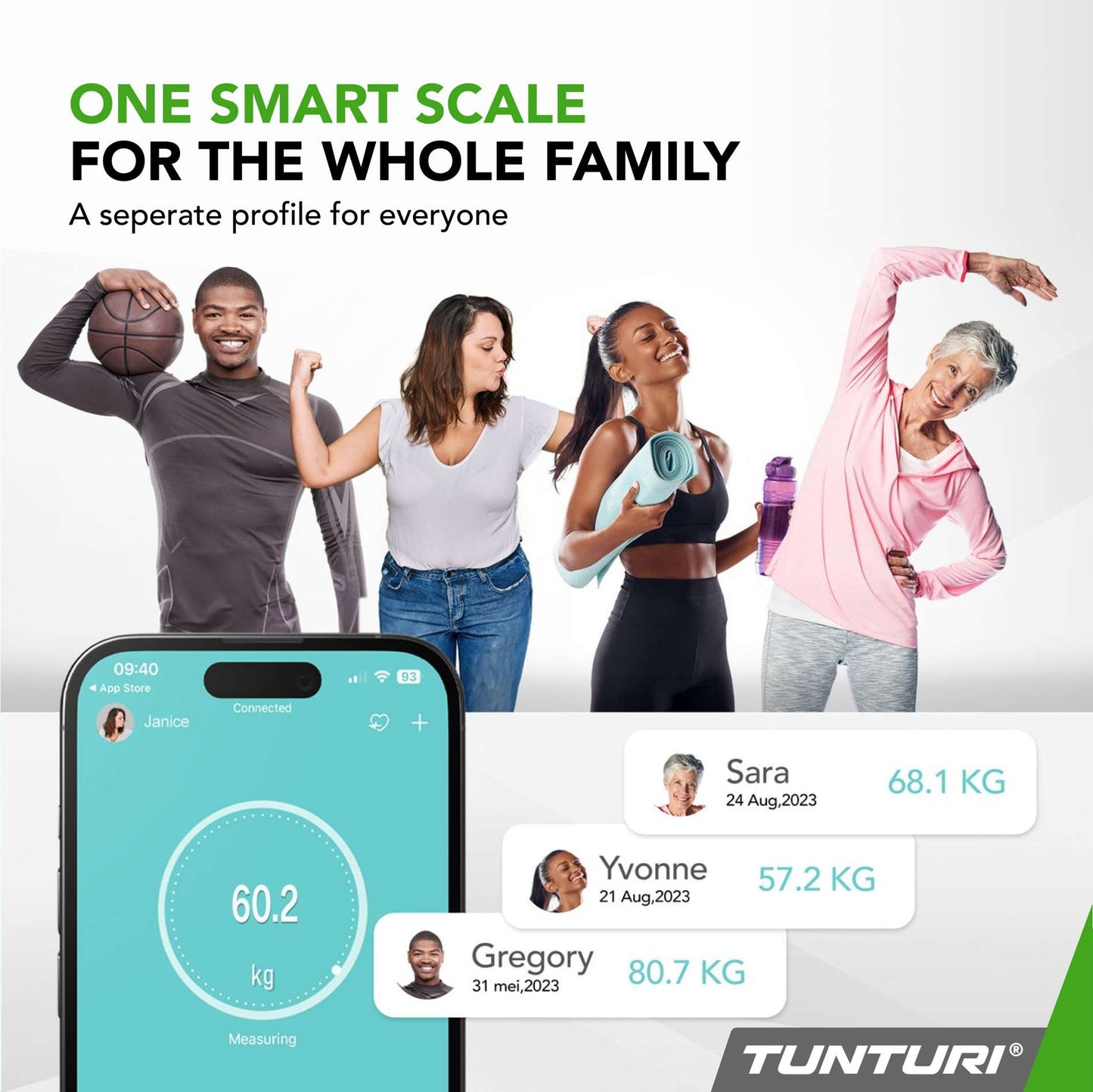 Tunturi Smart Scale White