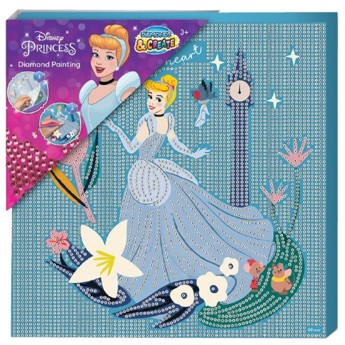 Disney Princess Diamond Painting 29 x 29cm - Cinderella