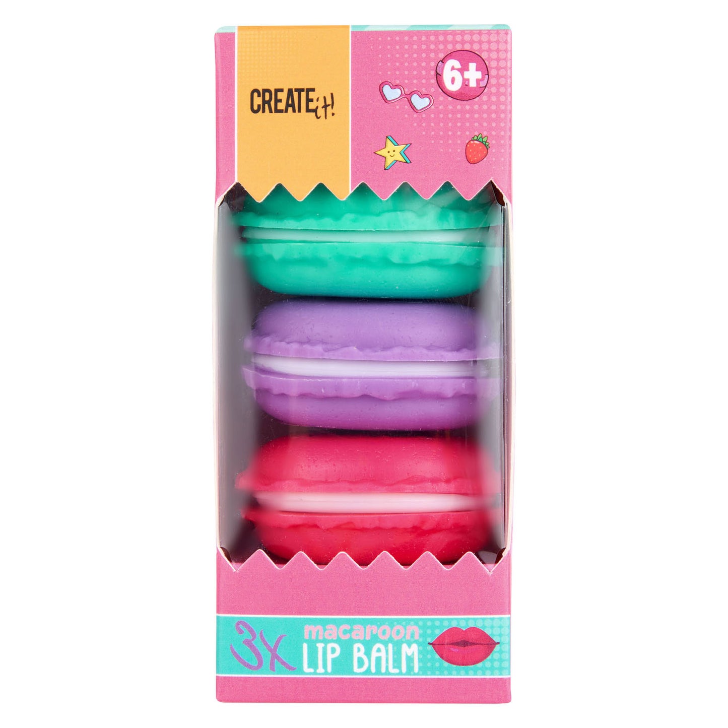 Create It! Candy Lip Balm Macaroon A Pack Of 3pcs