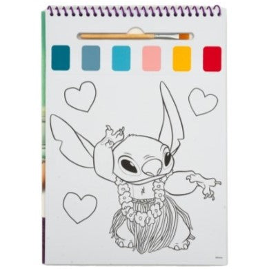 Disney Watercolour Painting Pad - Stitch