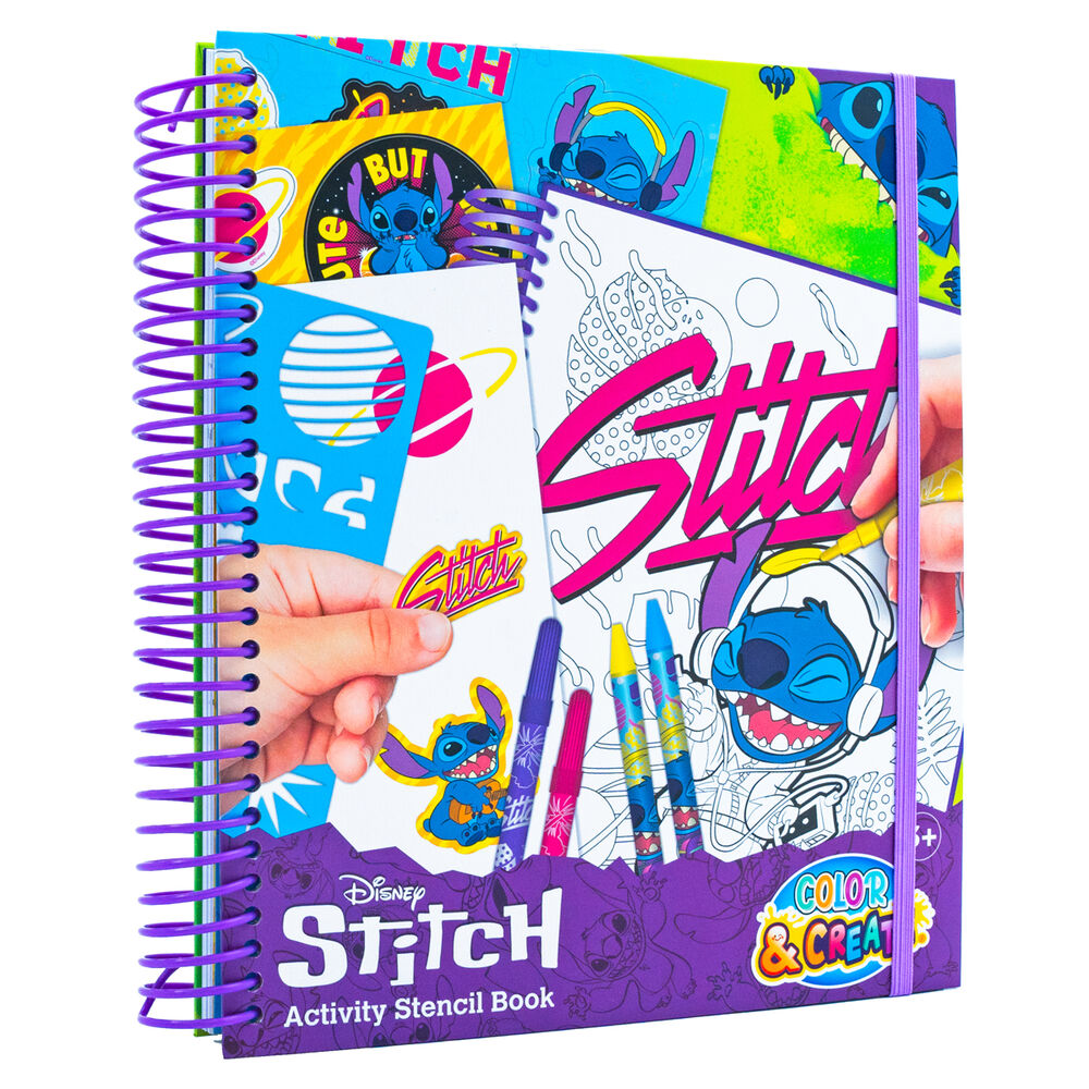 Disney Activity Stencil Book - Stitch