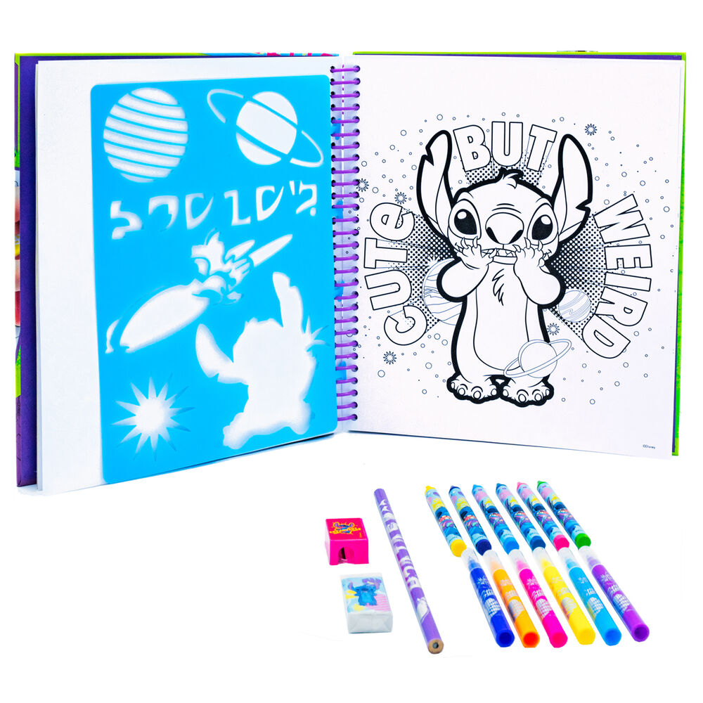 Disney Activity Stencil Book - Stitch