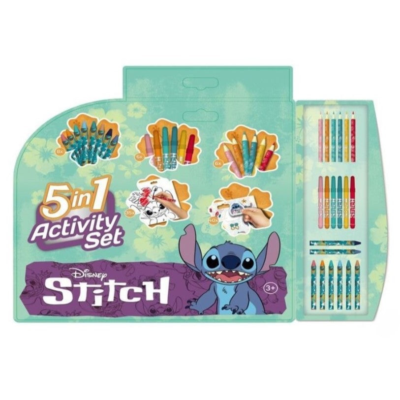 Disney 5 In 1 Activity Set - Stitch