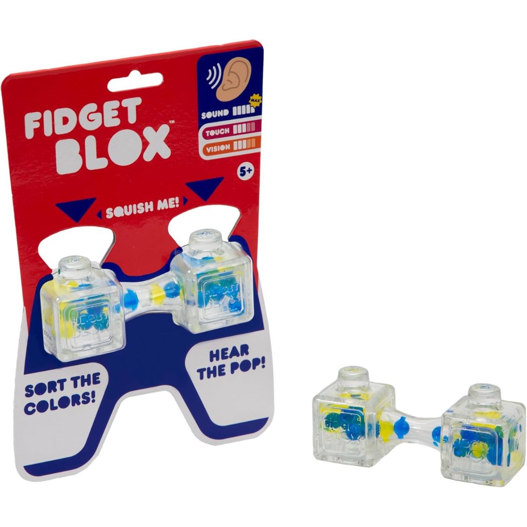 Fidget Blox - Squish Me! - Yellow/Blue
