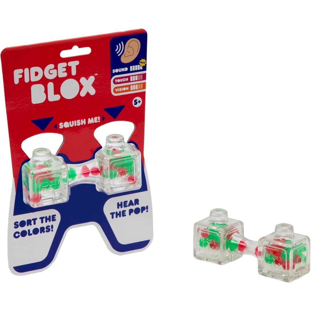 Fidget Blox - Squish Me! - Red/Green