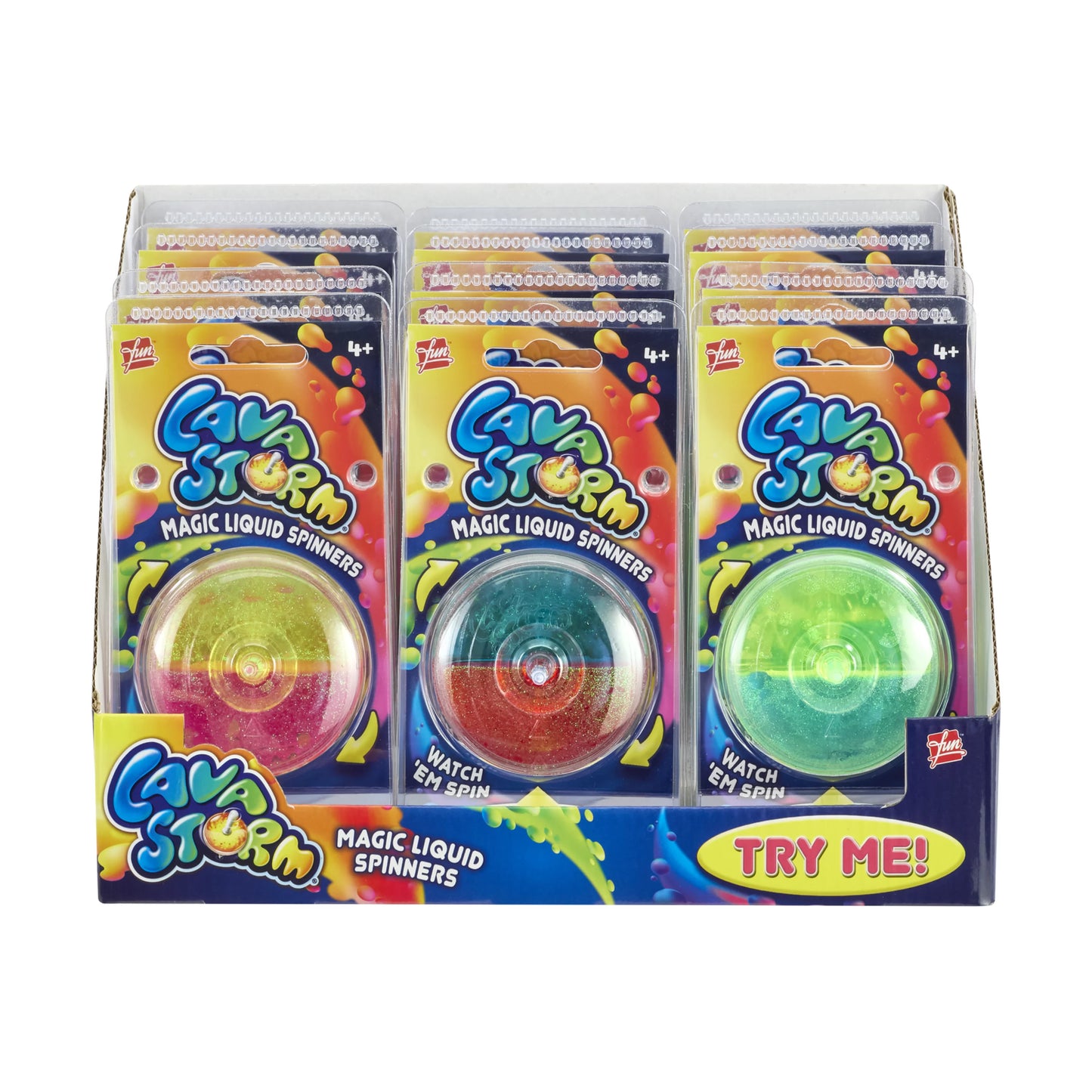 LavaStorm Spinners x 1pc Assortment