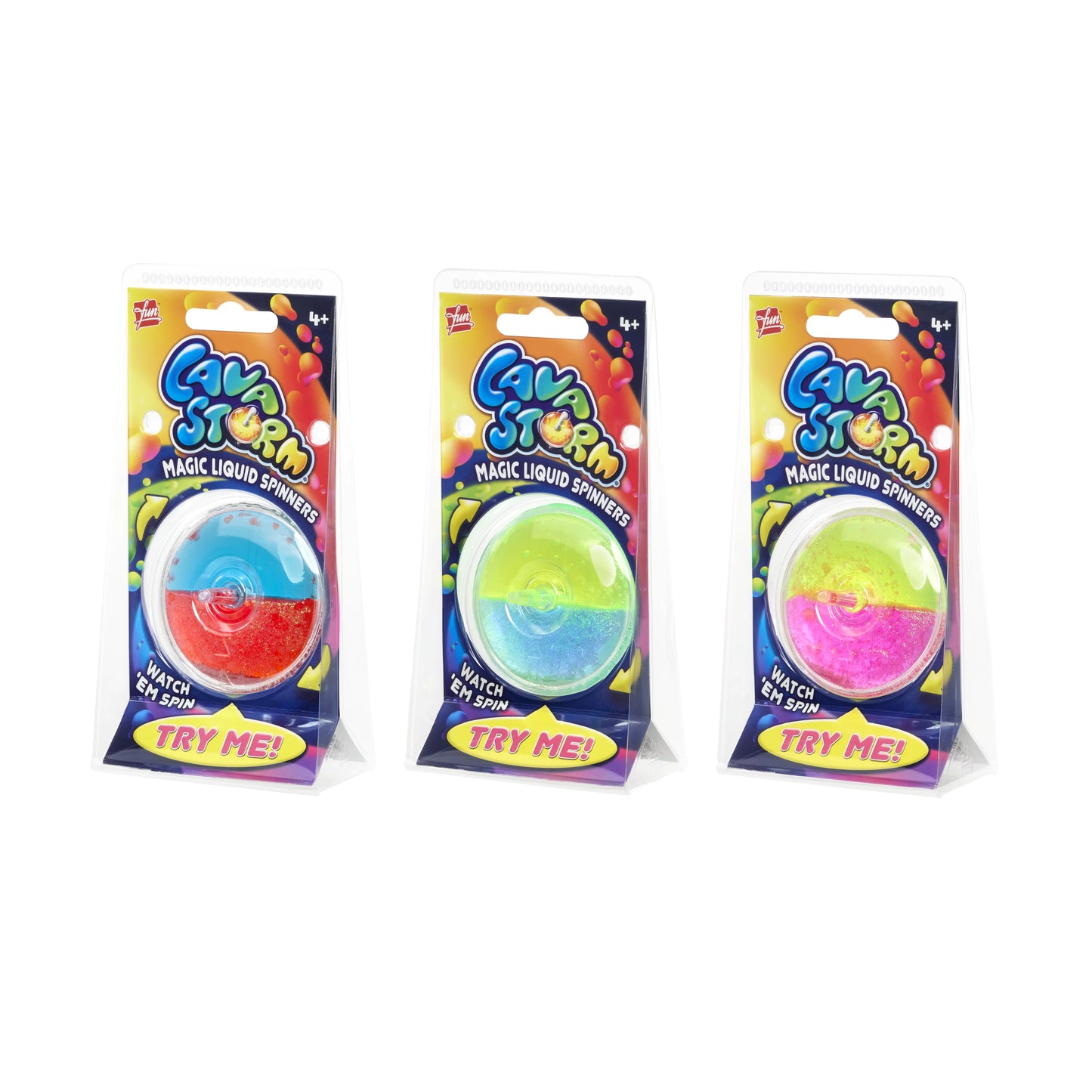 LavaStorm Spinners x 1pc Assortment