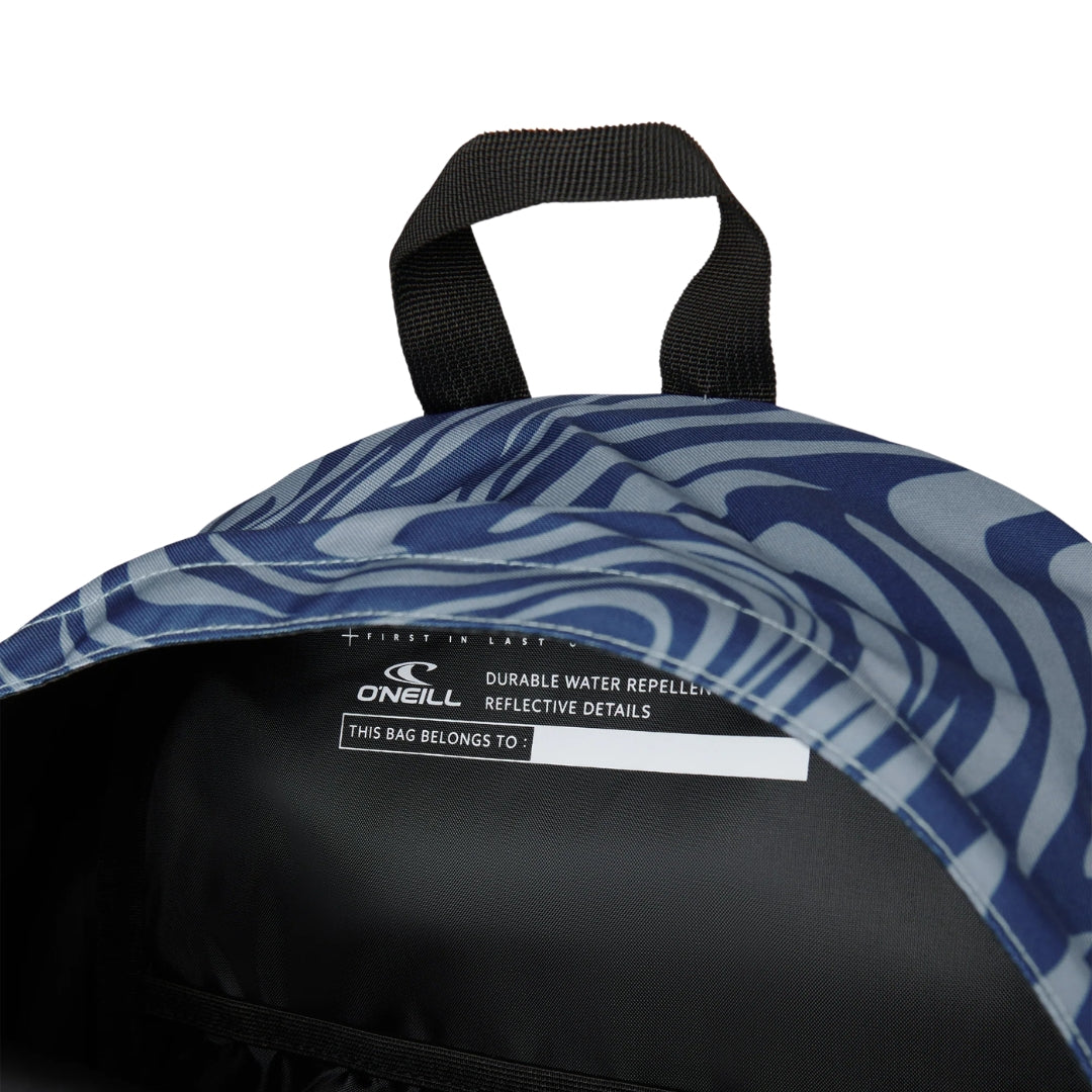 O'Neill Backpack 43 x 30 x 12cm - Essentials - Blue Swirl Zebra