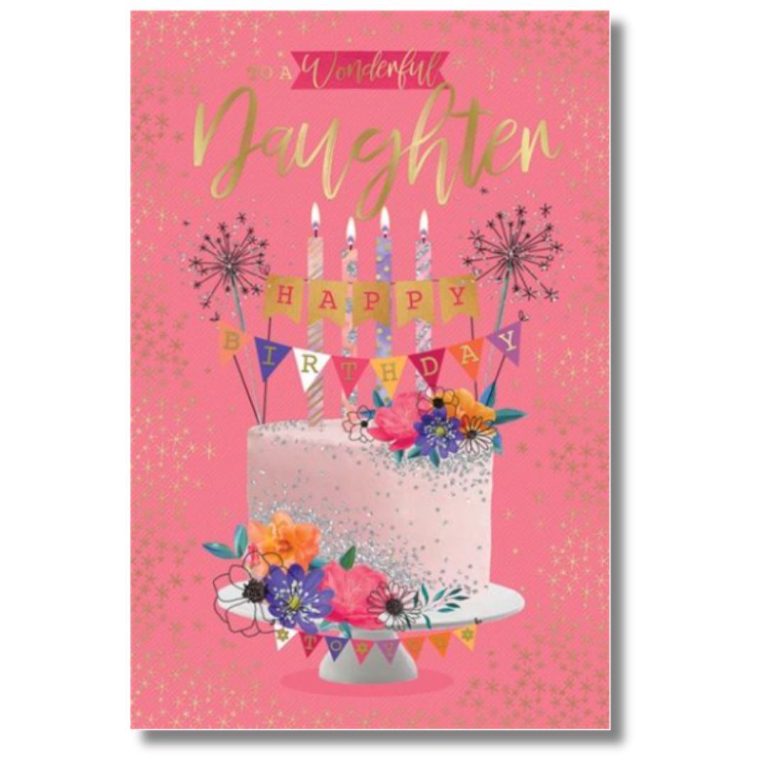 Kingfisher To A Wonderful Daughter Happy Birthday - Greeting Card