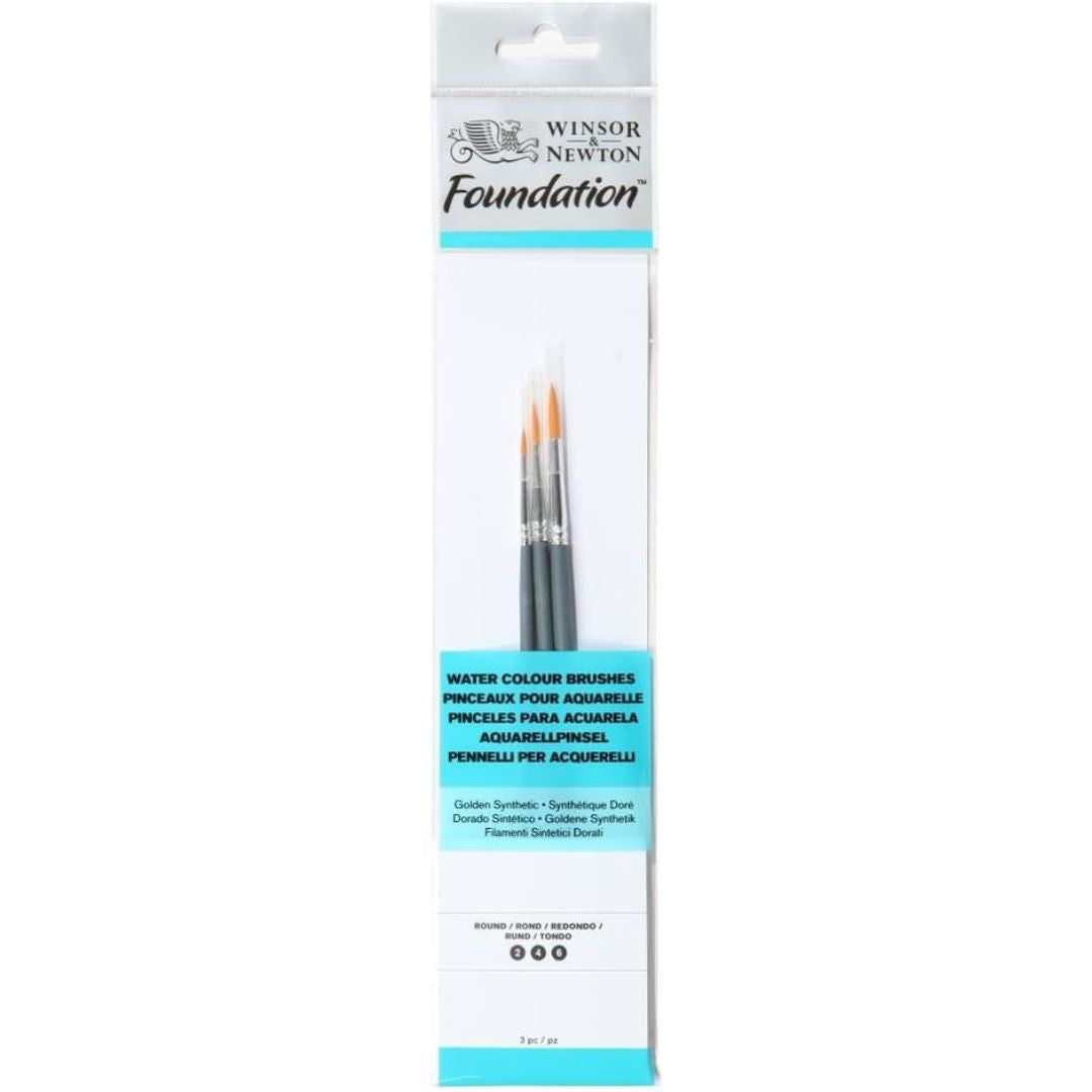 W&N Water Colour Brushes - Golden Synthetic (set of 3)