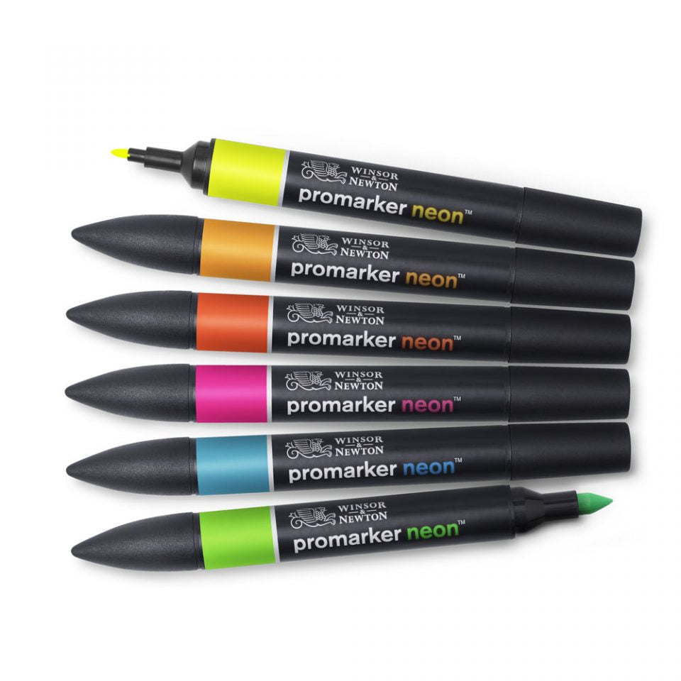 Winsor & Newton Promarker Neon Set Of 6pcs