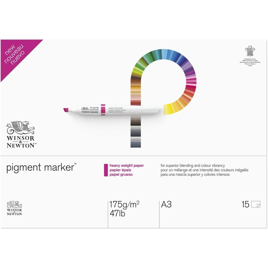 A3 Winsor & Newton Pigment Marker 175gsm 15 Sheets