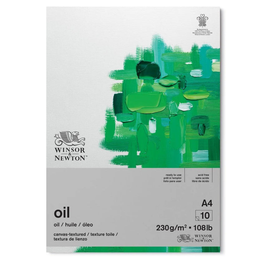 A4 Winsor & Newton Oil Pad 230gsm 10 Sheets