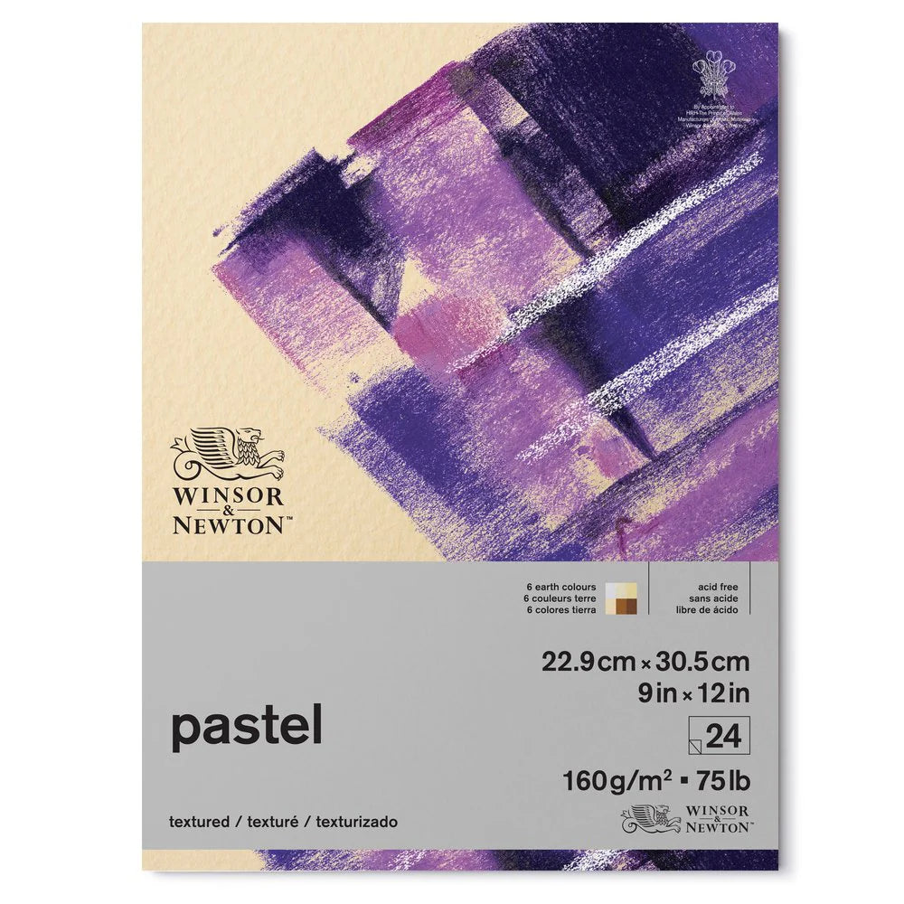 A4 Winsor & Newton Pastel Pad Earth Colours 160gsm 24 Sheets