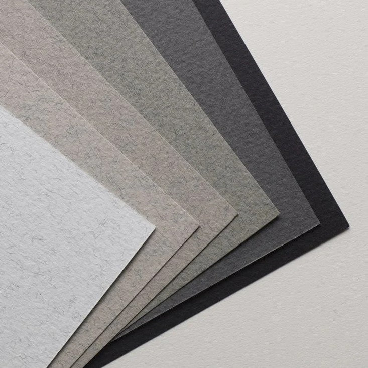 A4 Winsor & Newton Pastel Paper Grey Colours 160gsm