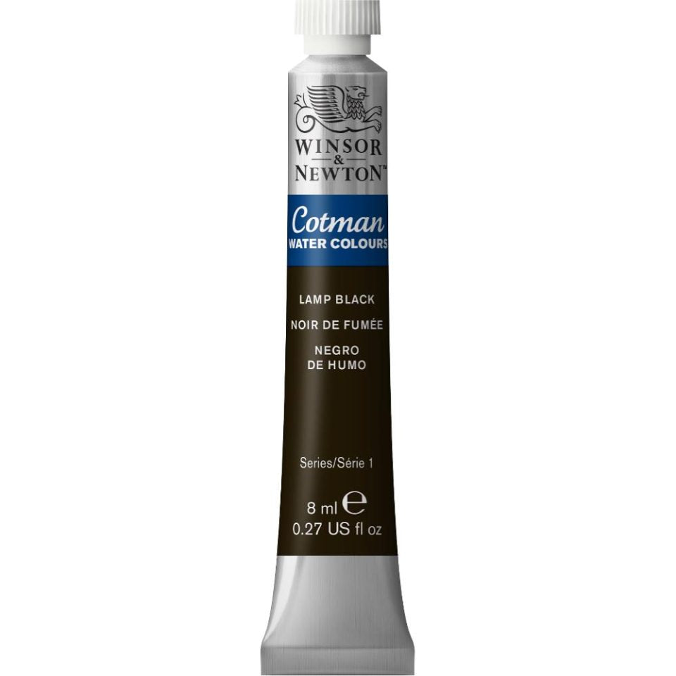 Winsor & Newton Cotman Watercolour Lamp Black