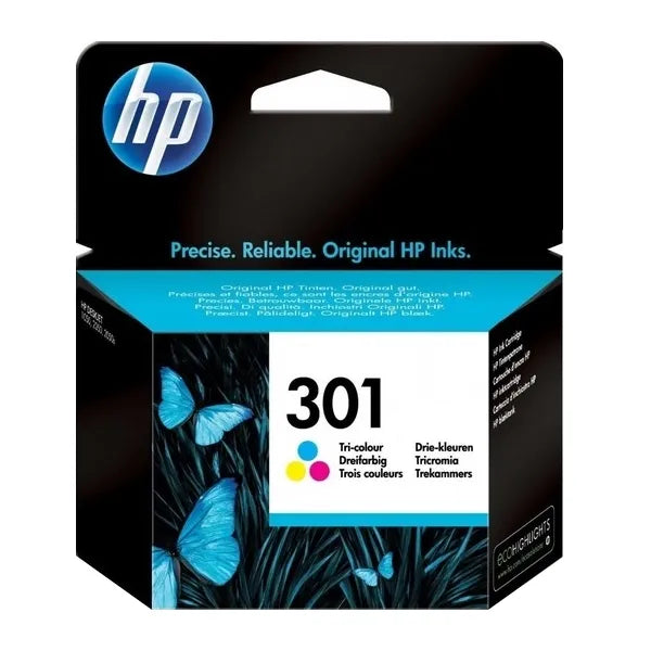 HP Ink Cartridge - 301 Colour 150 Pages