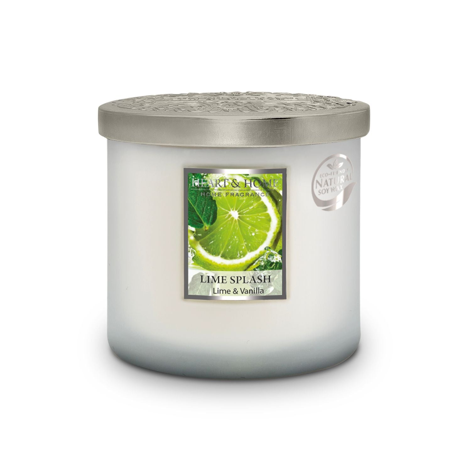 H&H 2 Wick Ellipse Candle - Lime Splash