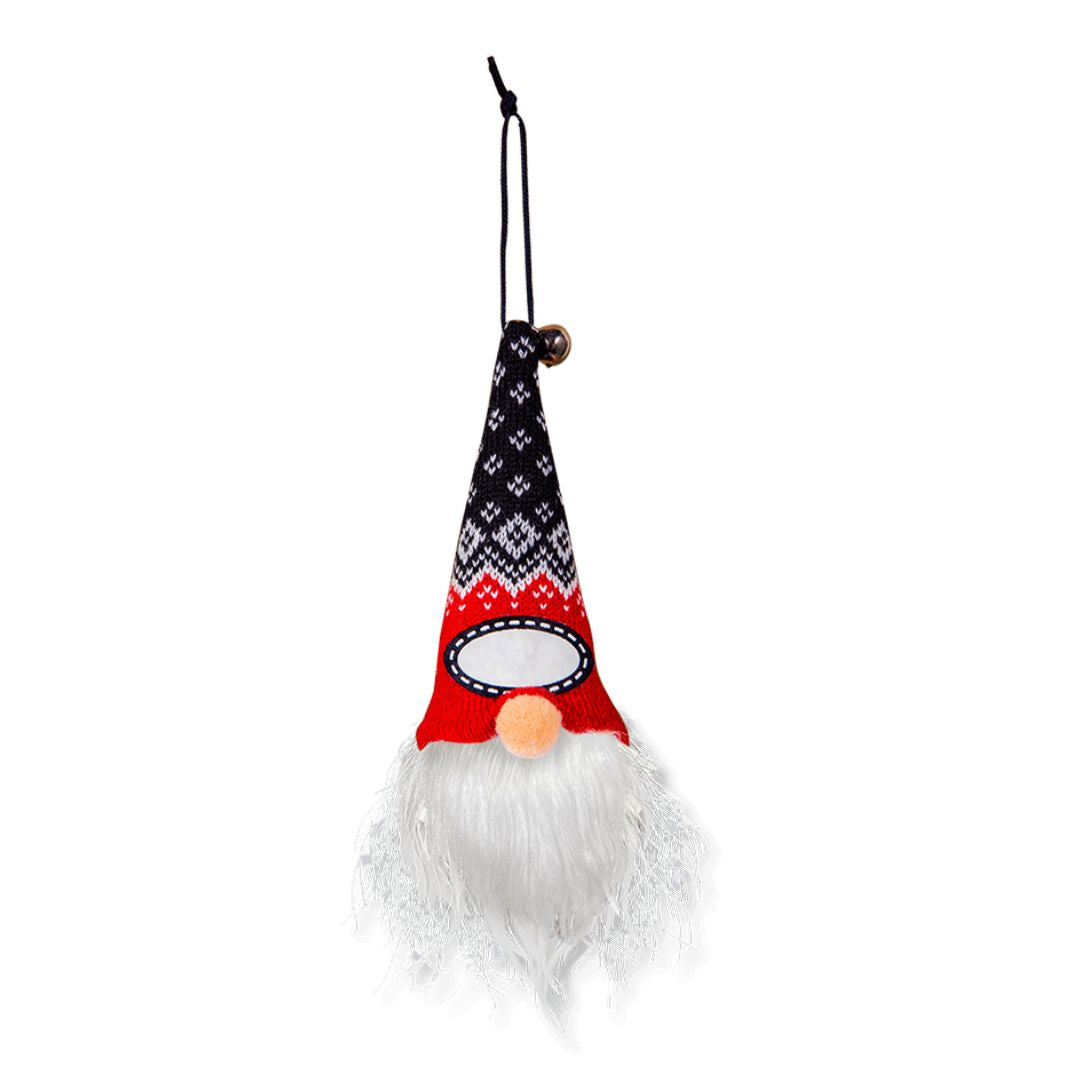 H&H Light Up Gonk Tree Decoration - Blank Blue/Red