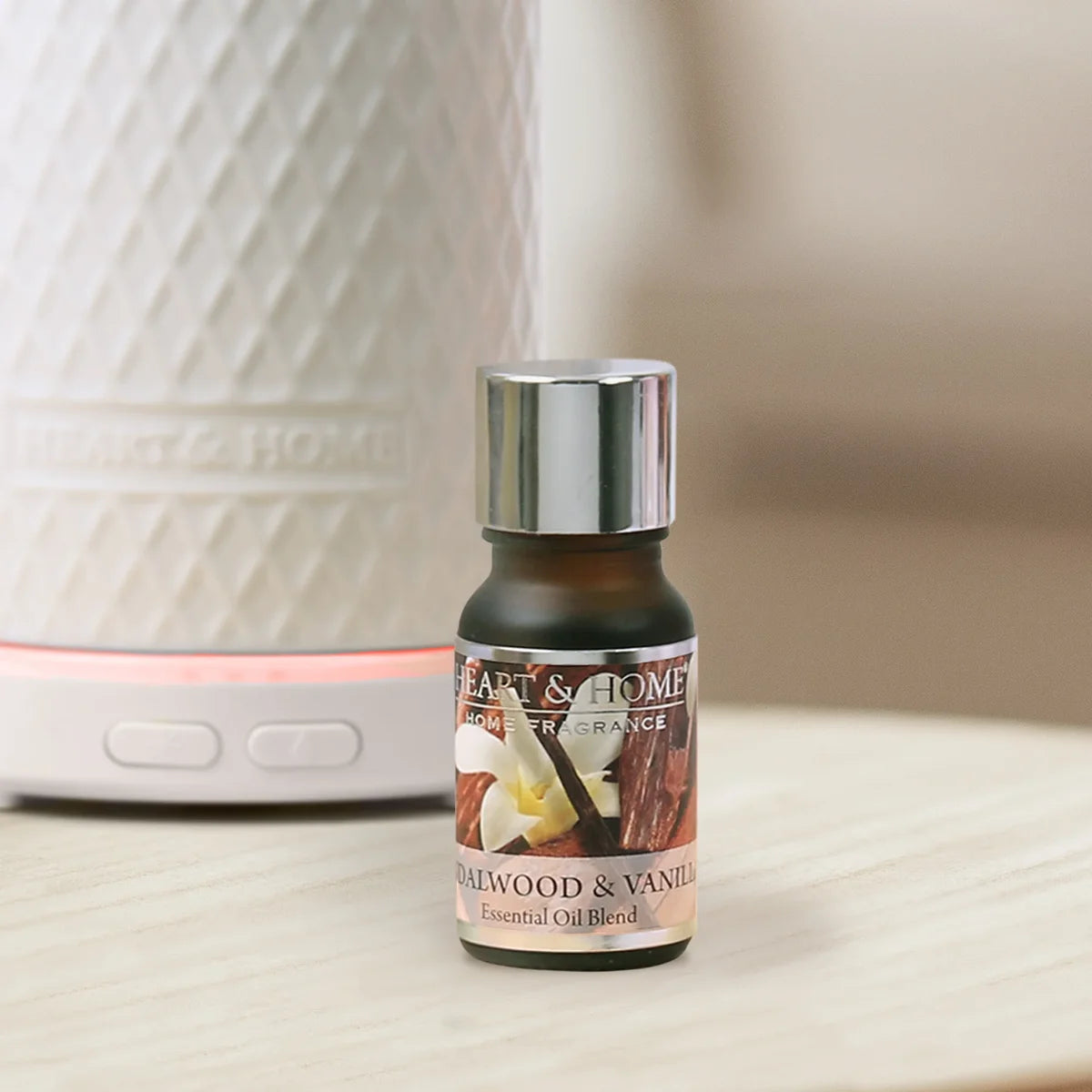 H&H Essential Oil Blend 10ml - Sandalwood & Vanilla