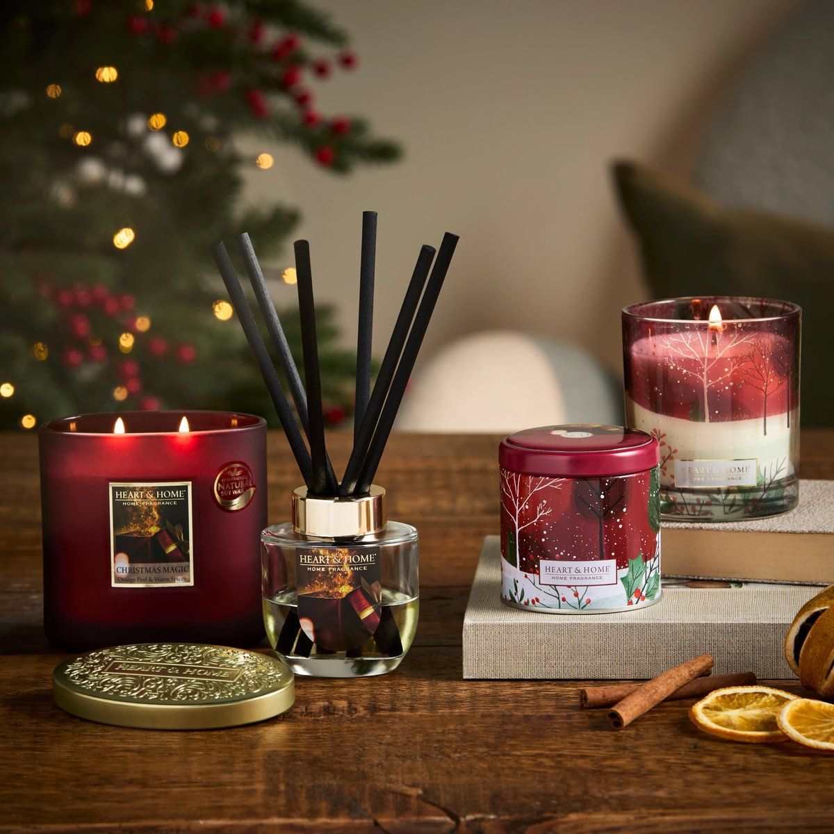 H&H Twin Wick Candle - Christmas Magic