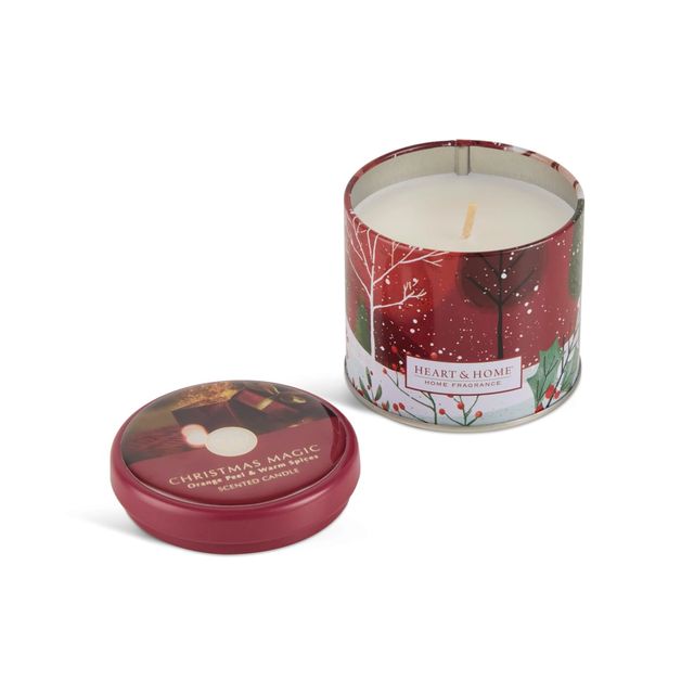 H&H Tin Candle - Christmas Magic