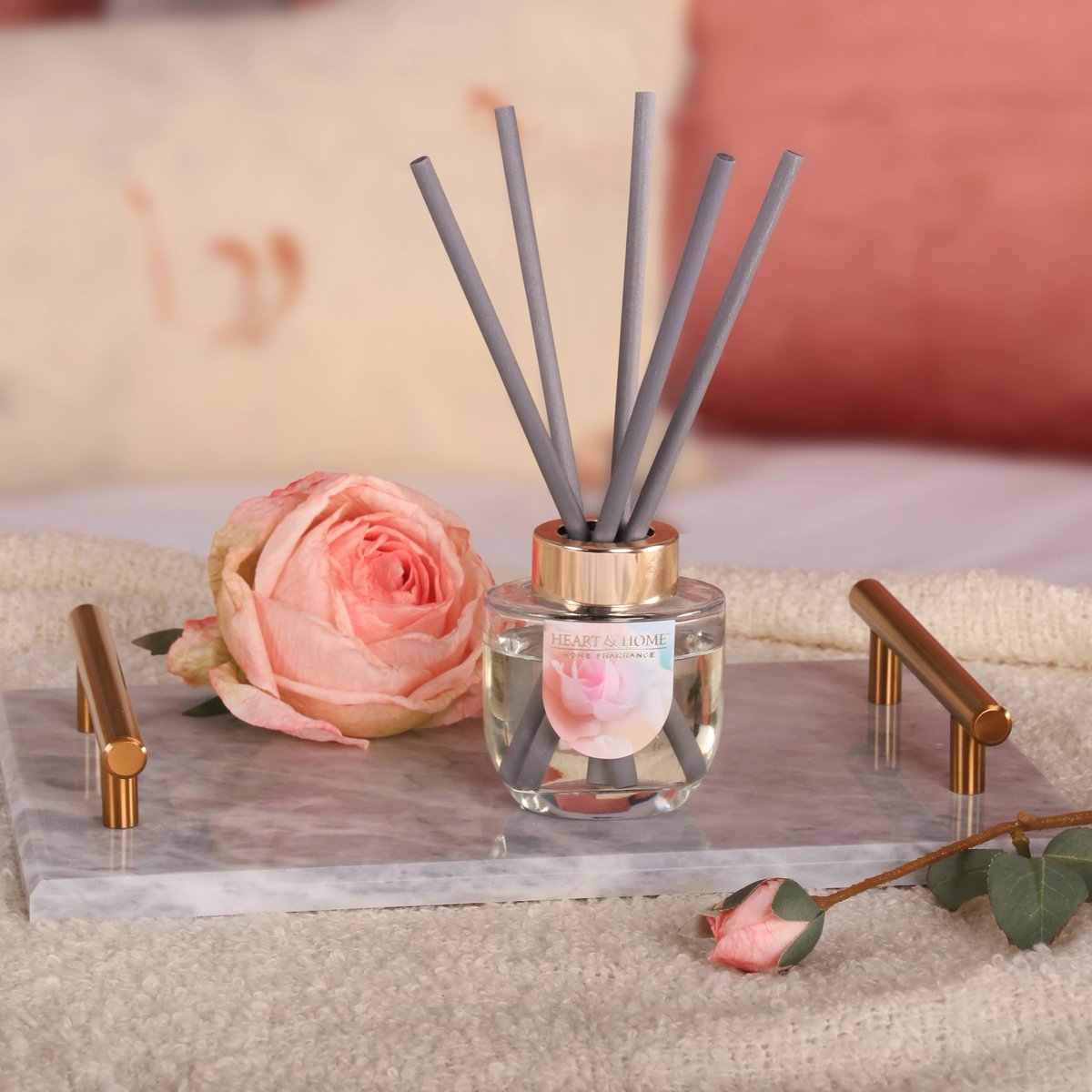 H&H Fragrance Diffuser 70ml - With Love Tea Rose & Vanilla