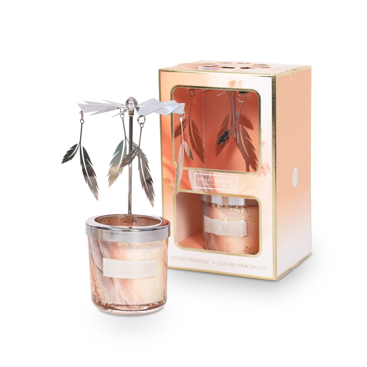 H&H Mini Candle & Carousel 45g - Angel Touch