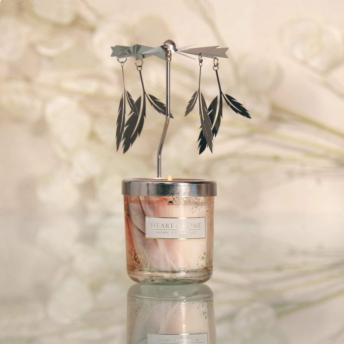 H&H Mini Candle & Carousel 45g - Angel Touch