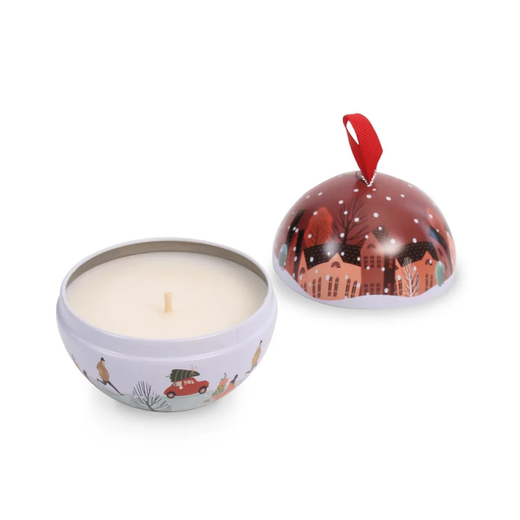 H&H Bauble Candle 85g - Christmas Magic
