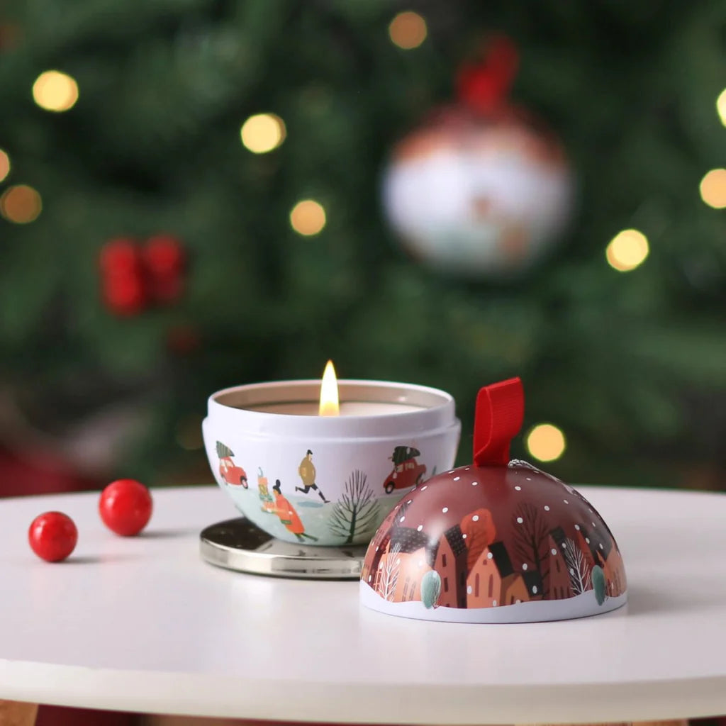 H&H Bauble Candle 85g - Christmas Magic