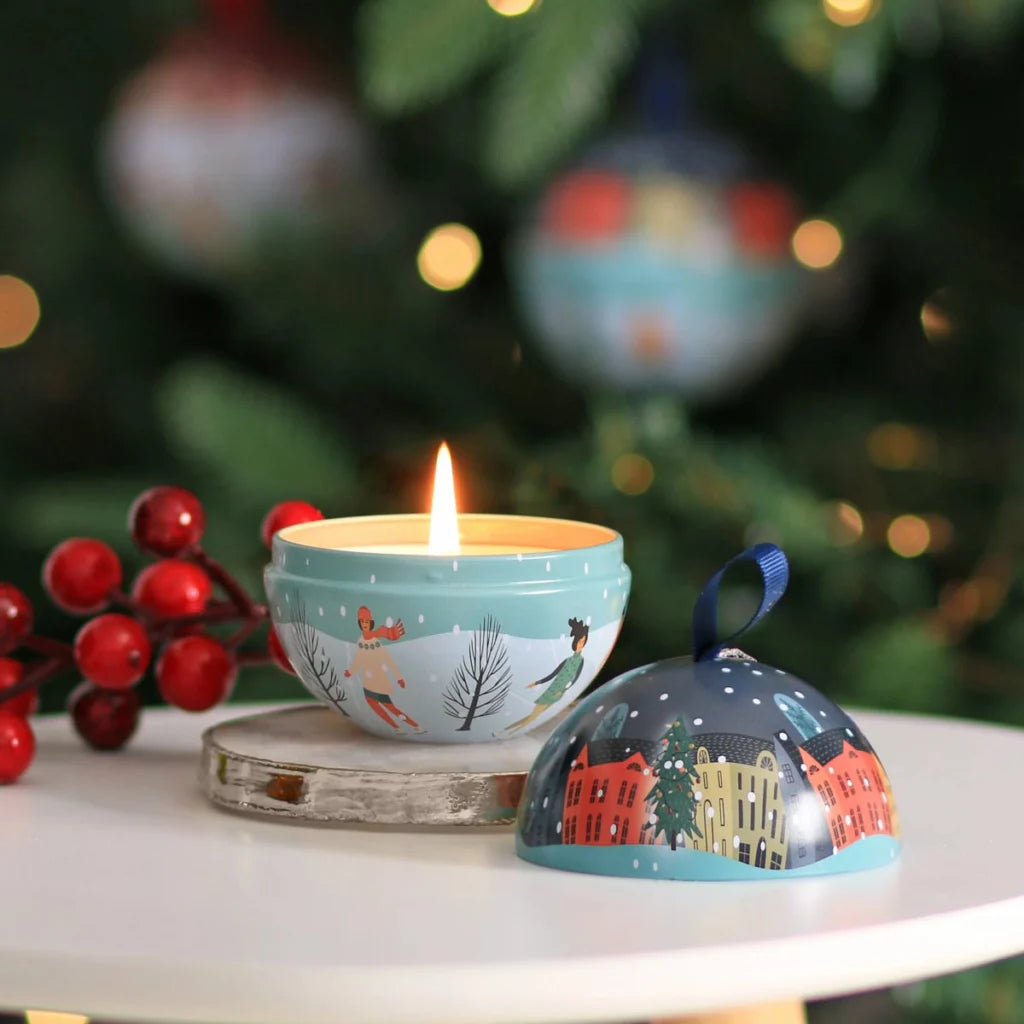 H&H Bauble Candle 85g - Baubles & Berries