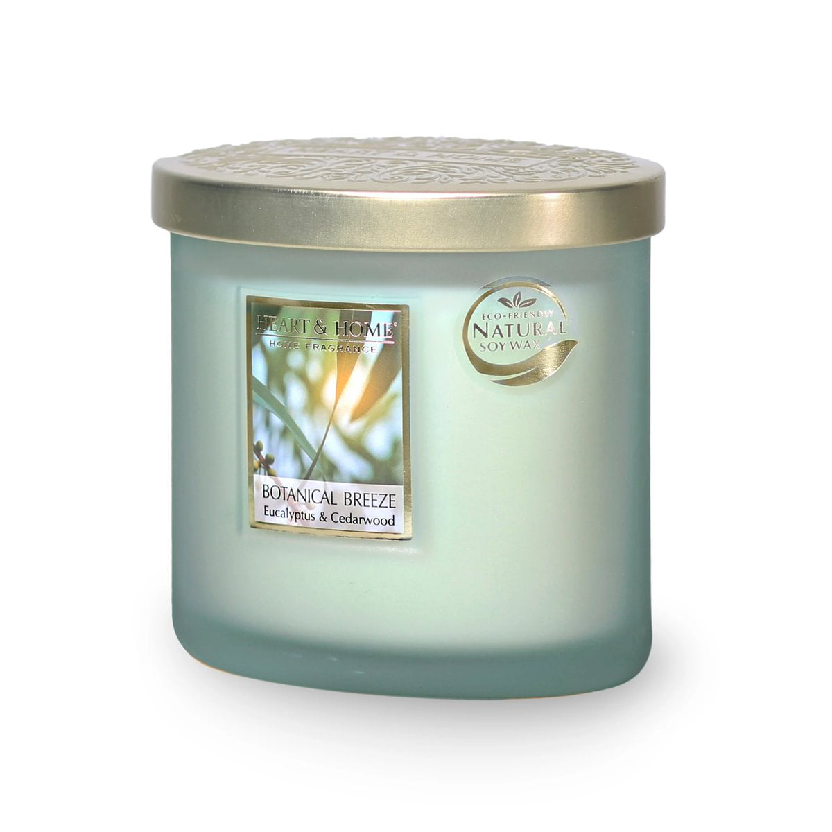 H&H Twin Wick Ellipse Candle 220g - Botanical Breeze