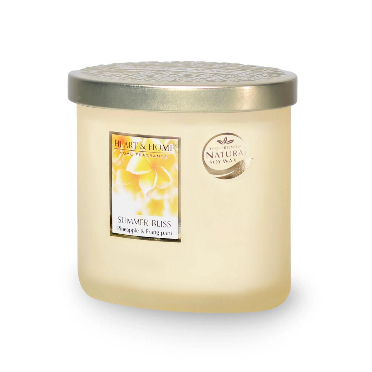 H&H Twin Wick Ellipse Candle 220g - Summer Bliss