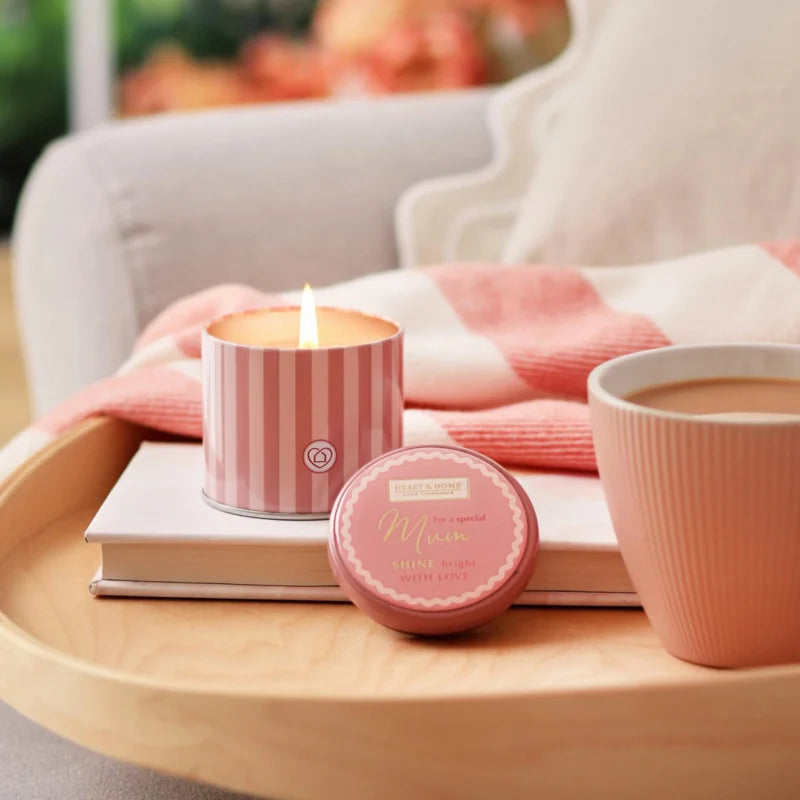 H&H Tin Candle 125g - Loving Blooms - Mum