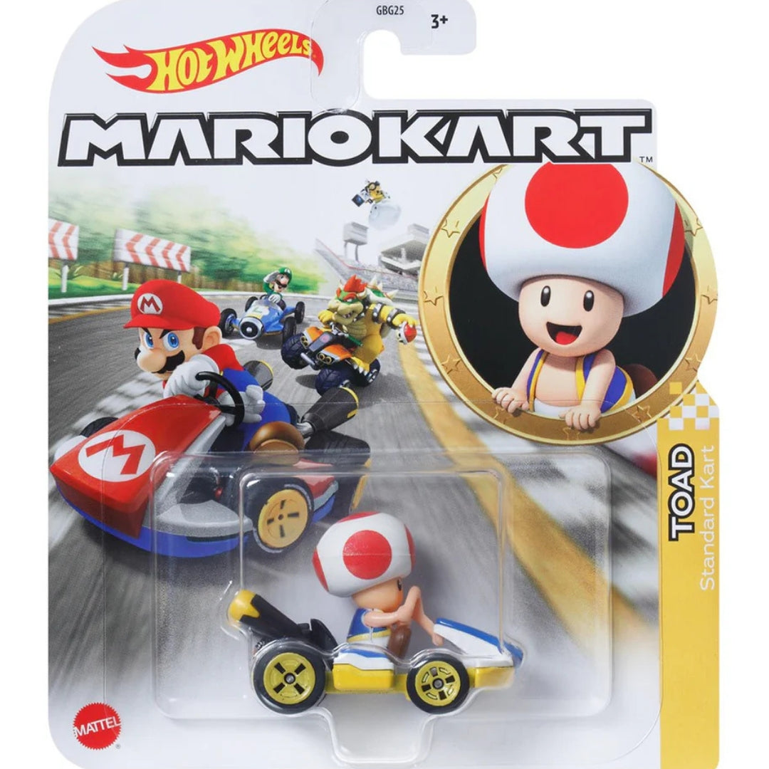 Hot Wheels - Mario Kart - Toad Standard Kart