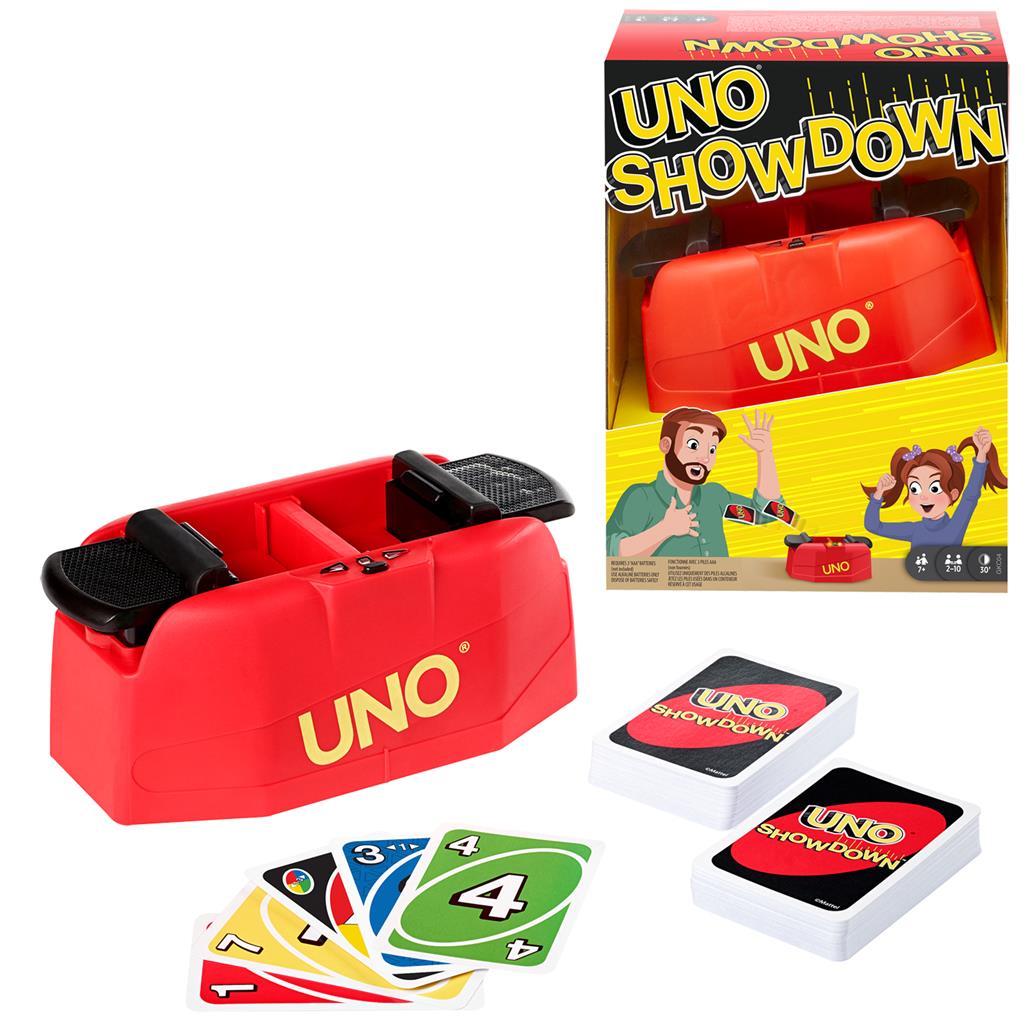 UNO Showdown Family Card Game For 2-10 Players, Age 7 Years And Older