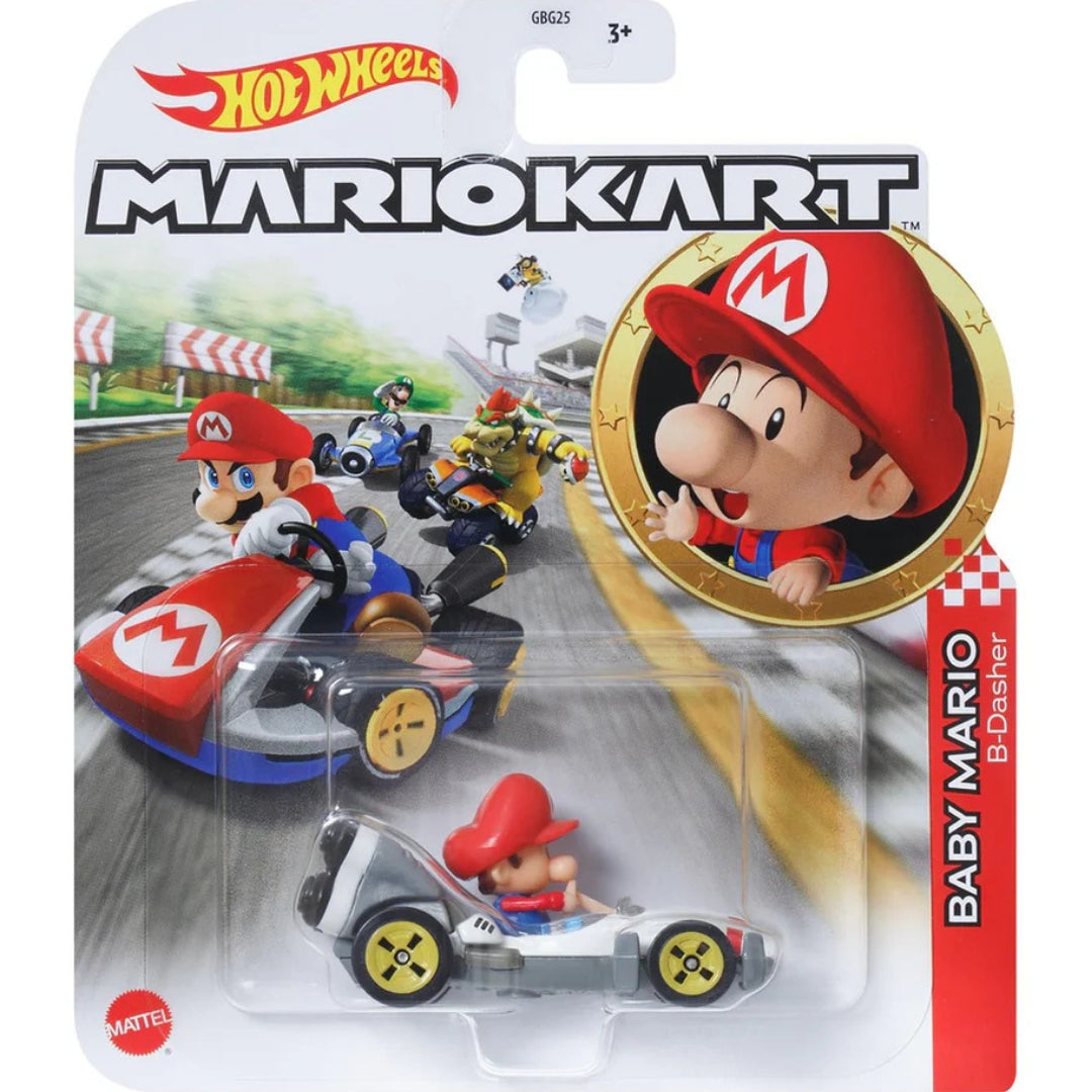 Hot Wheels - Mario Kart - Baby Mario B-Dasher