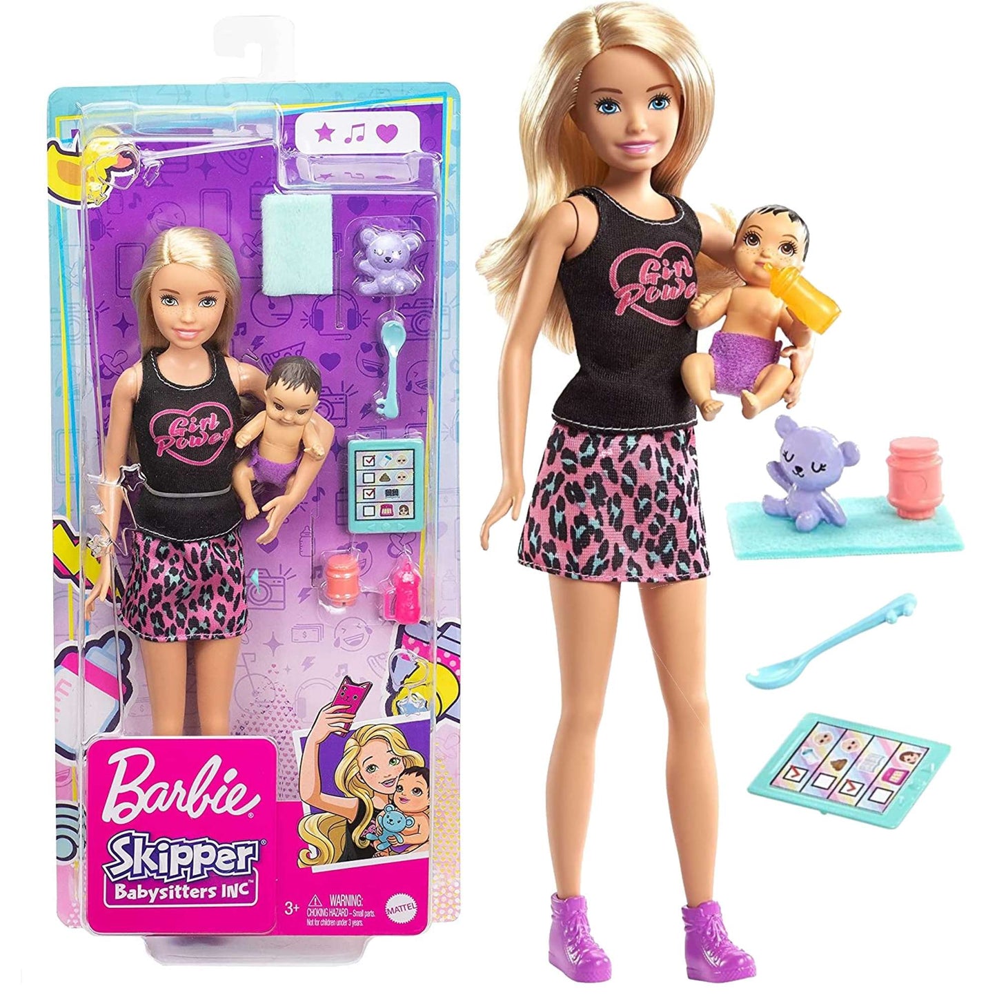 Barbie Skipper Babysitters Inc Doll and Accessories - Blonde Hair