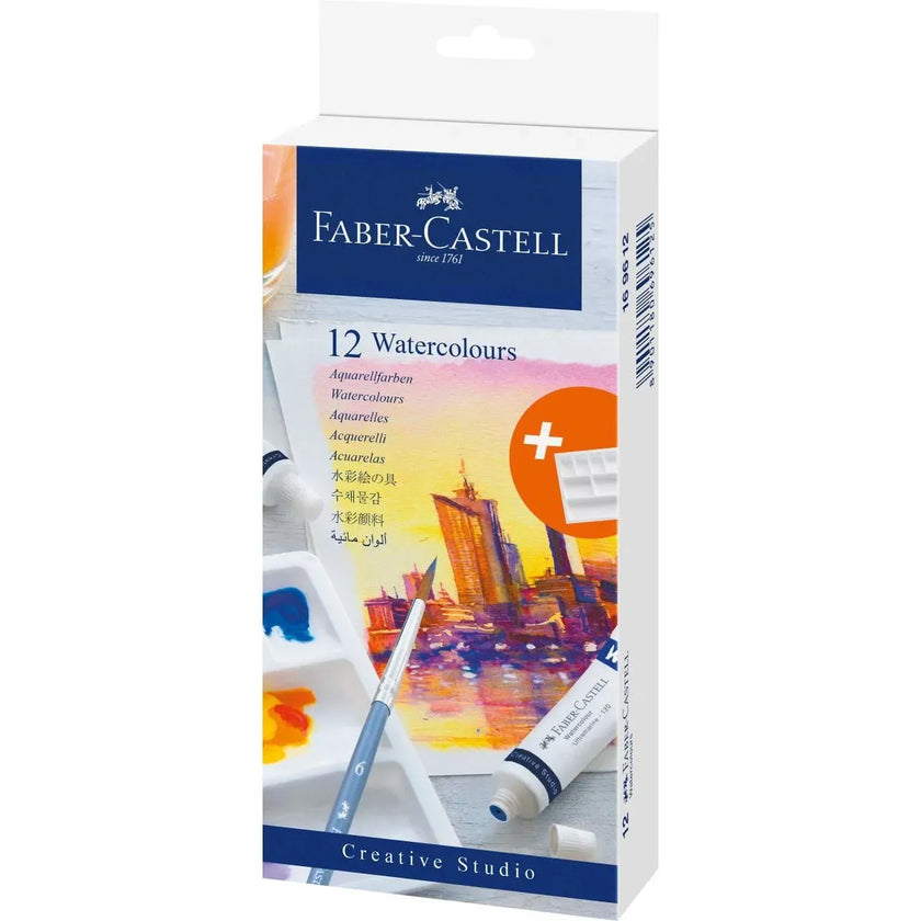 Faber-Castell Watercolour 9ml A Set Of 12pcs