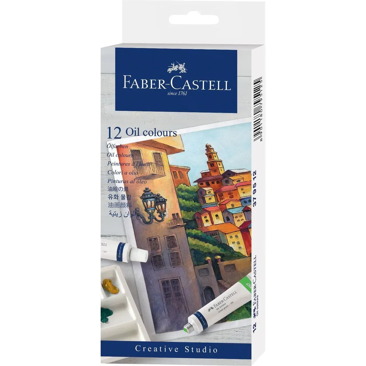 Faber-Castell Oil Colours 9ml A Set Of 12pcs