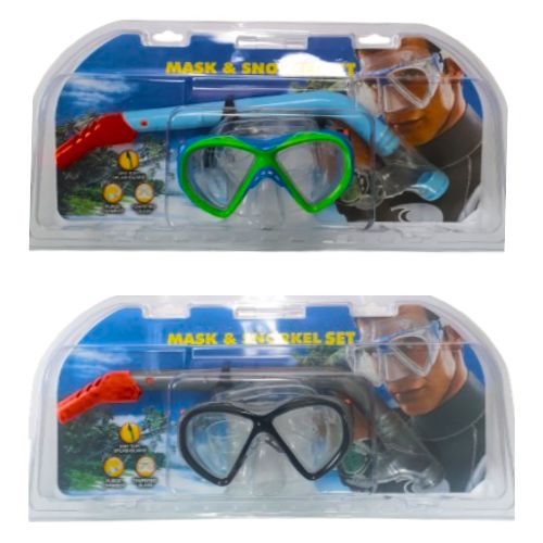 Mask & Snorkel Set x 1pc Assortment - Alpha