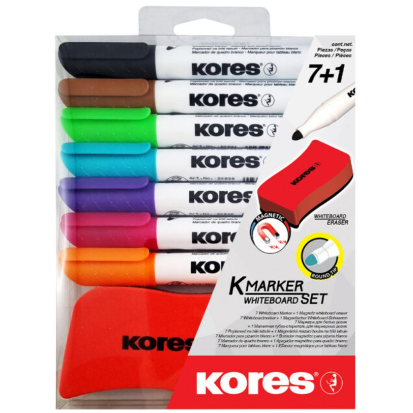 Kores K-Marker Whiteboard A Set Of 8pcs