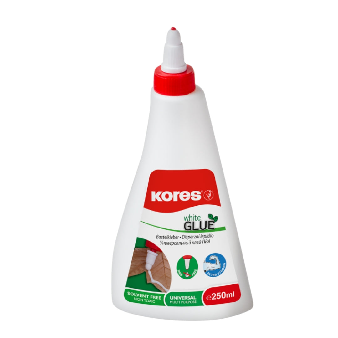 Kores White PVA Glue - 250ml