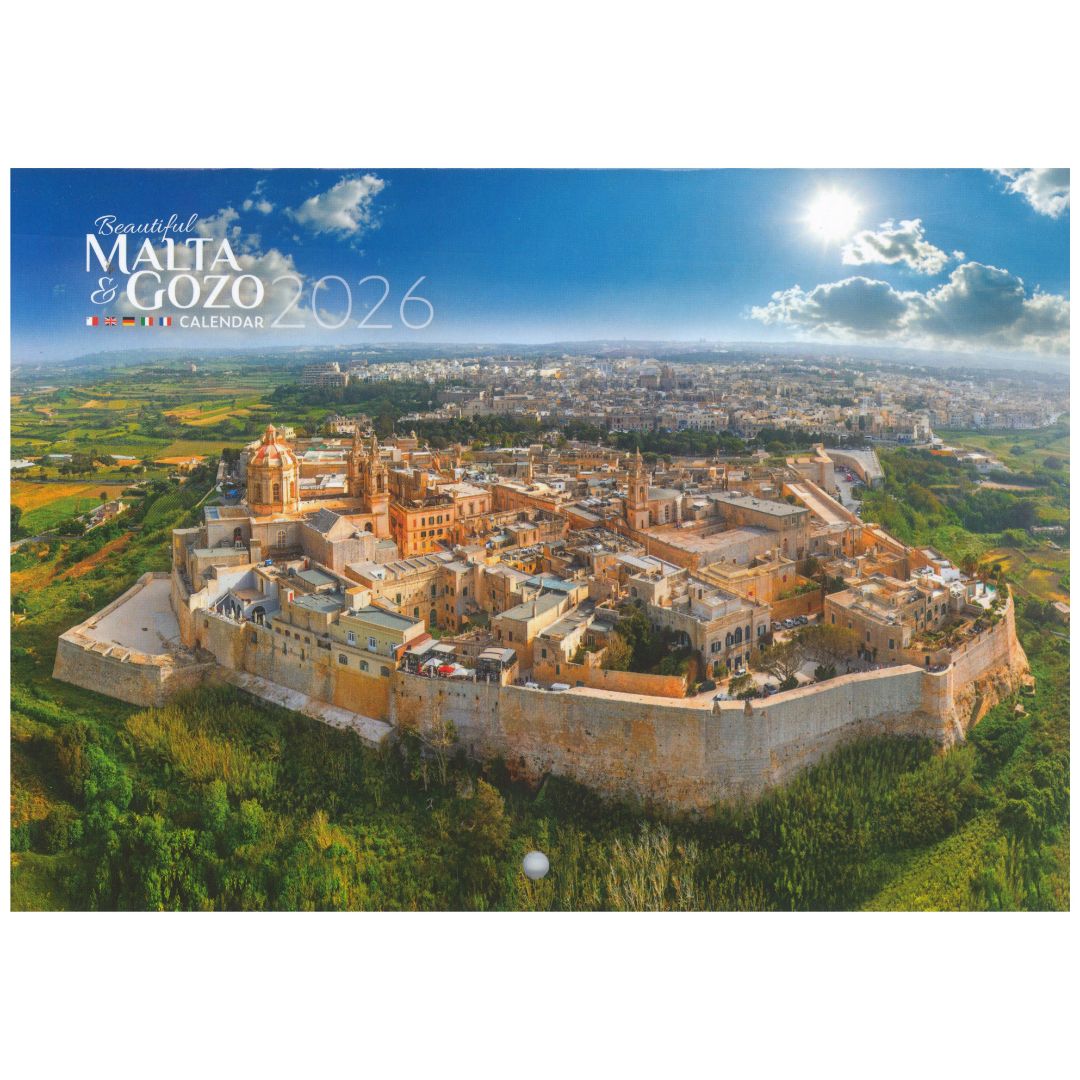 2026 A5 Calendar Malta & Gozo
