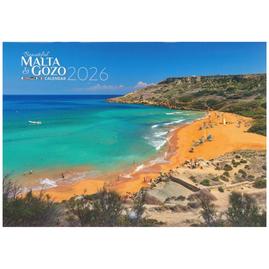 2026 A5 Calendar Malta & Gozo