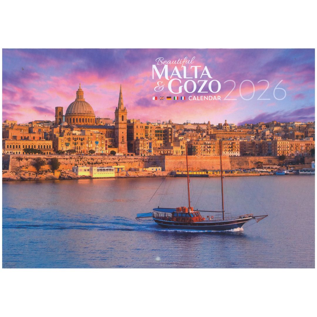 2026 A4 Calendar Malta & Gozo