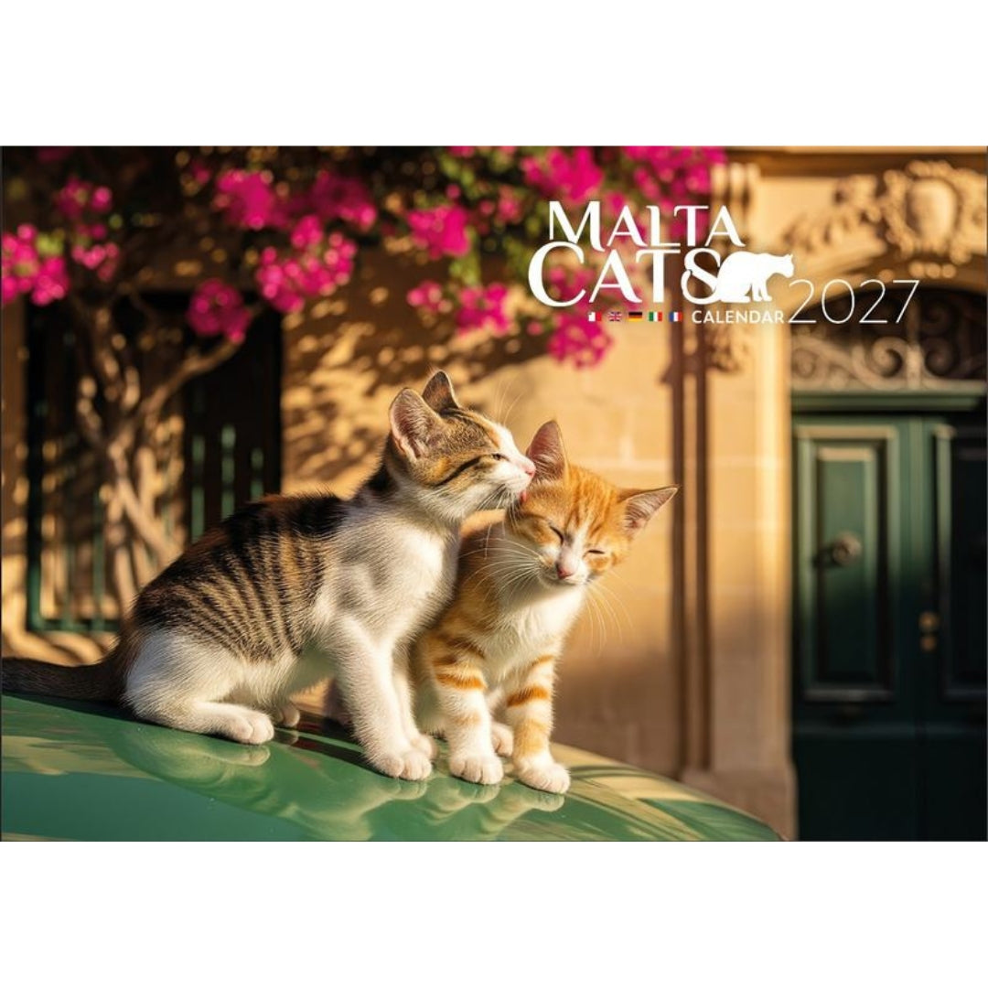 A4 Beautiful Malta & Gozo Calendar - 2027 Cats
