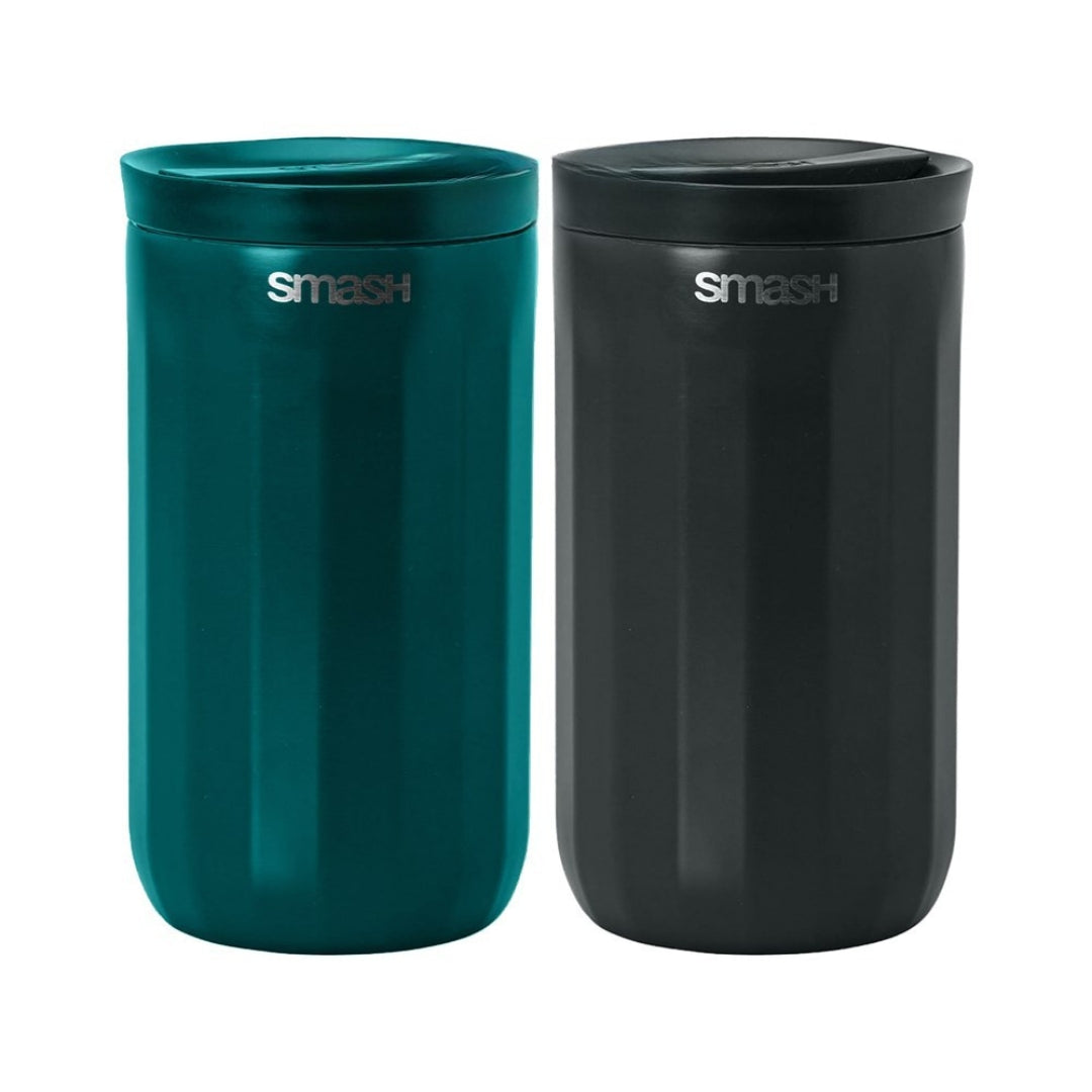 Smash Stainless Steel Linear Coffee Cup 355ml x 1pc Assortment