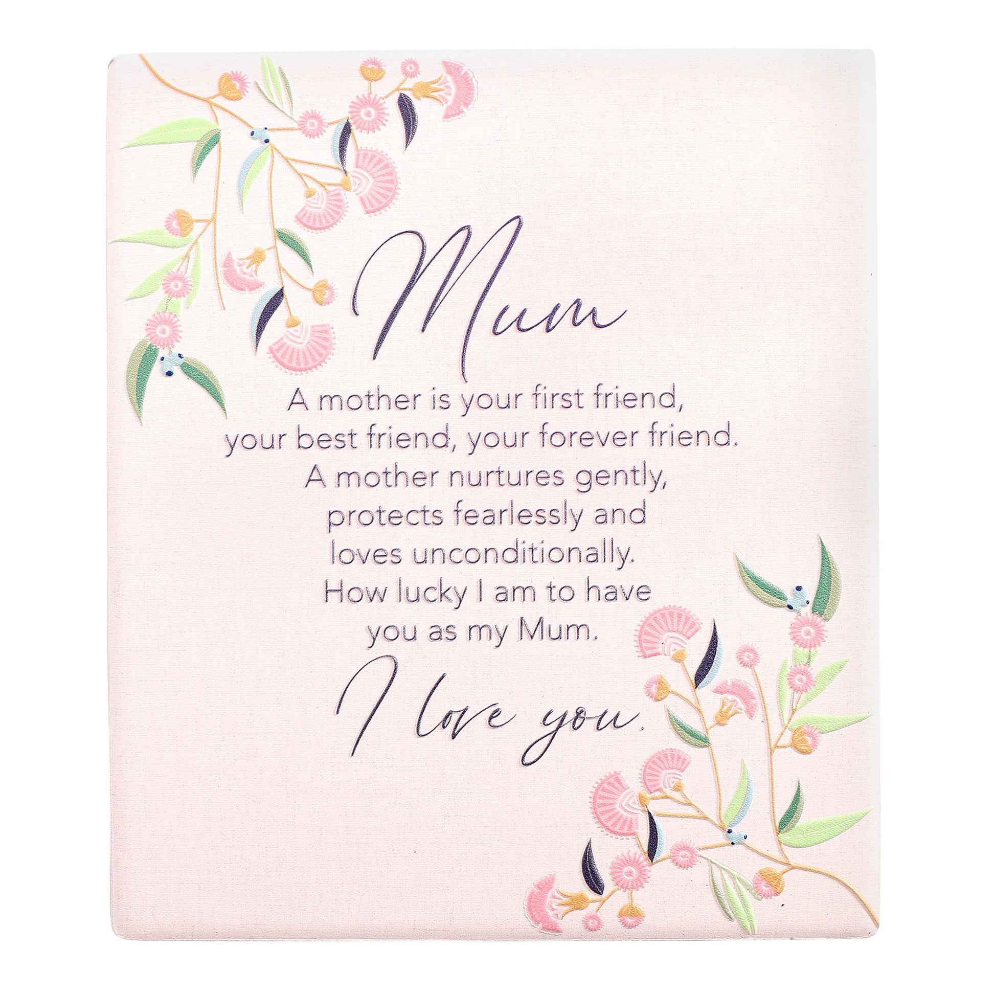 Splosh Ceramic Botanica Plaque - Mum